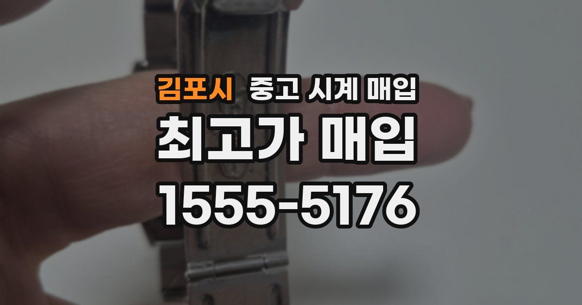 김포시 중고 시계 매입