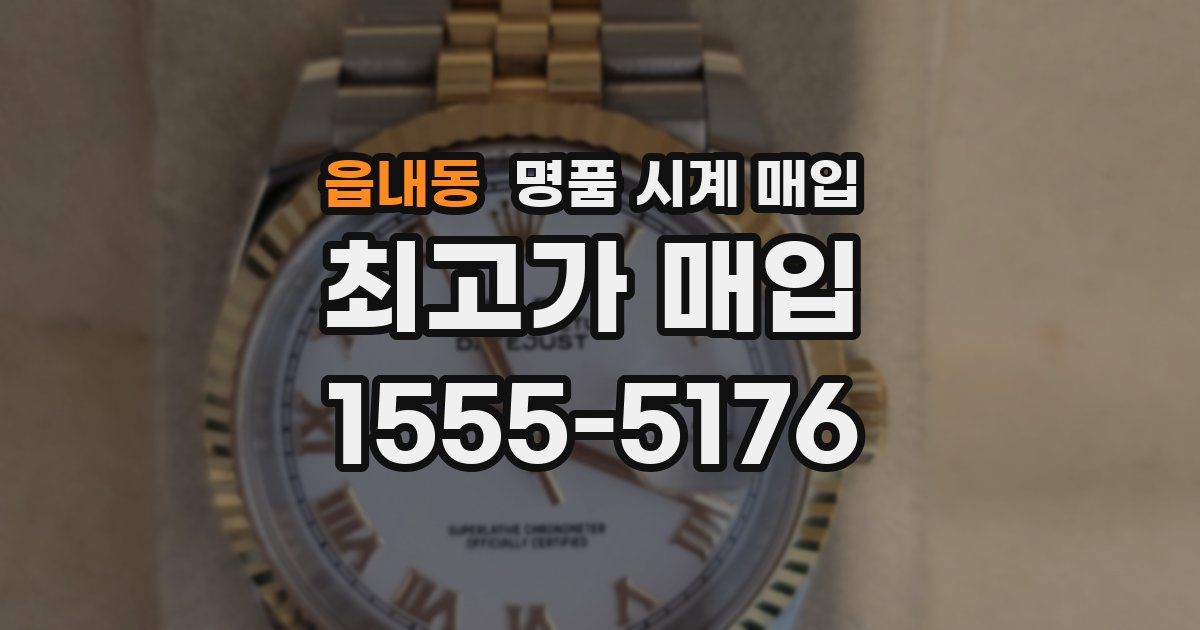 읍내동 명품 시계 매입