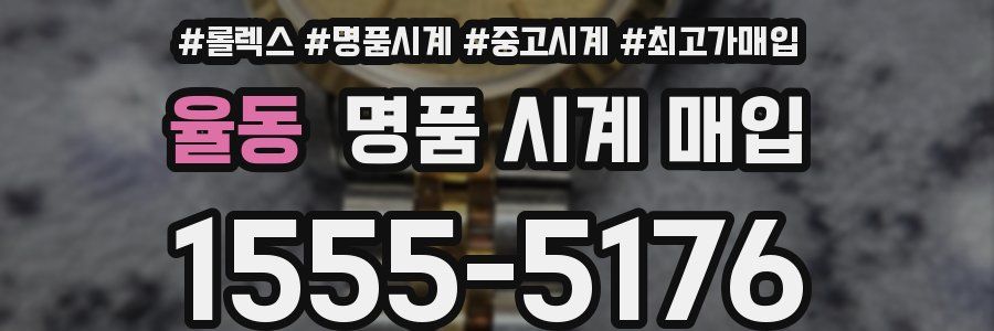 율동 명품 시계 매입