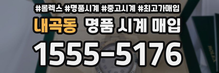 내곡동 명품 시계 매입