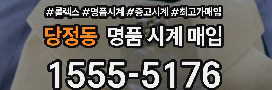 당정동 명품 시계 매입