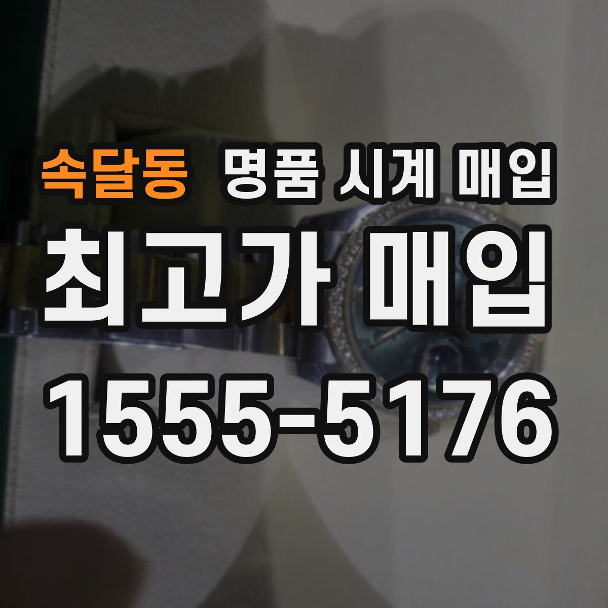속달동 명품 시계 매입