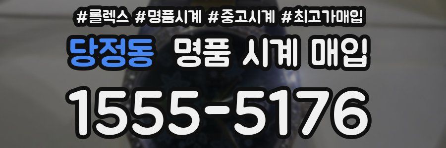 당정동 명품 시계 매입