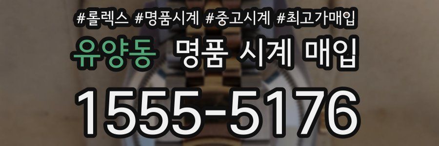 유양동 명품 시계 매입