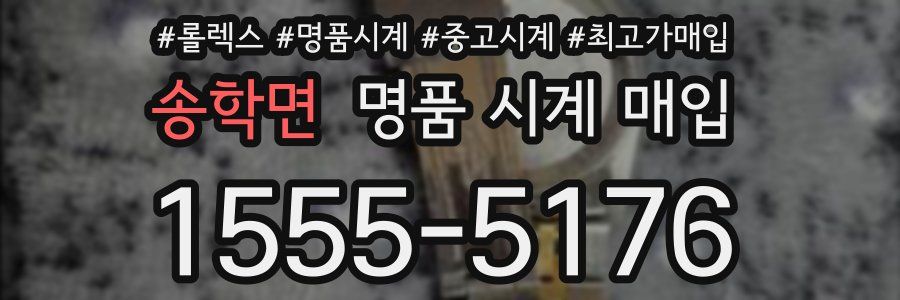 송학면 명품 시계 매입