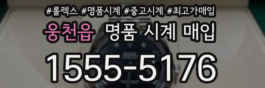 웅천읍 명품 시계 매입