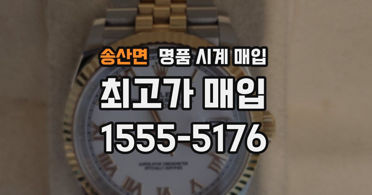 송산면 명품 시계 매입