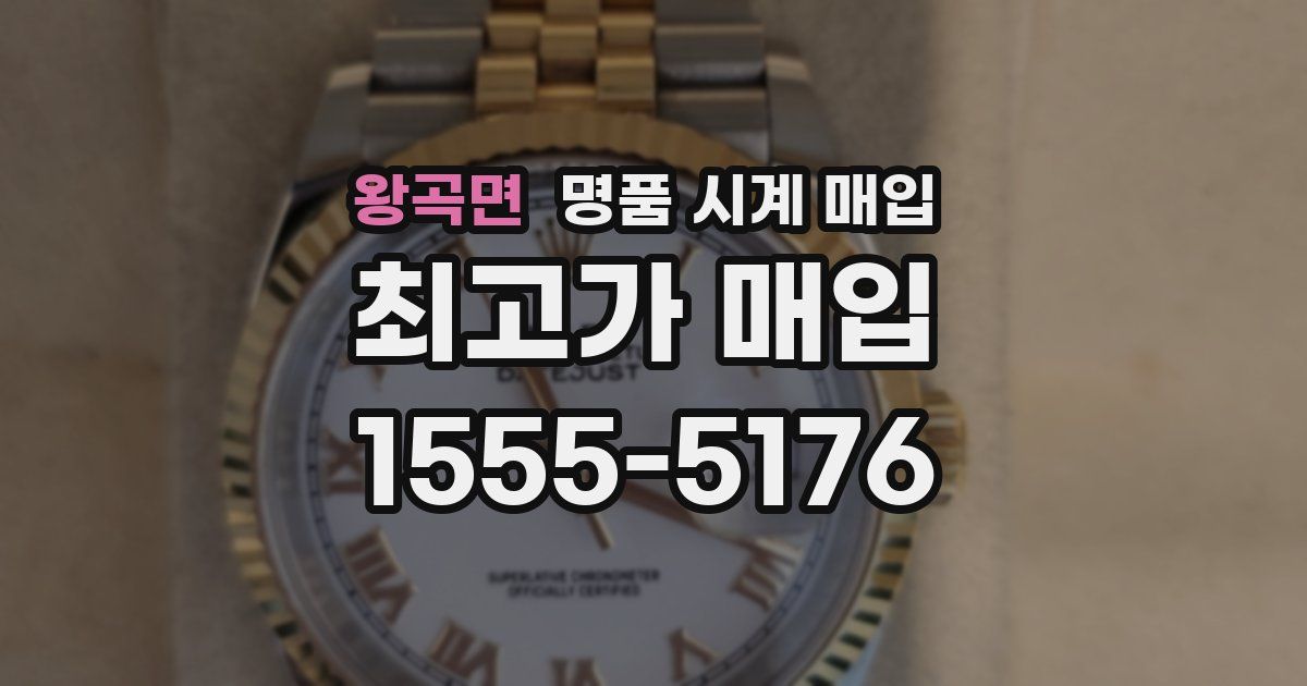 왕곡면 명품 시계 매입