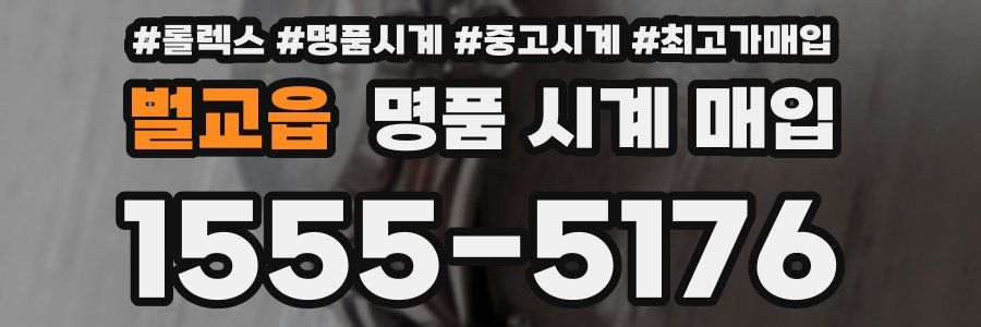 벌교읍 명품 시계 매입
