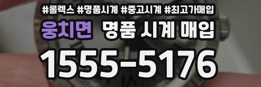 웅치면 명품 시계 매입