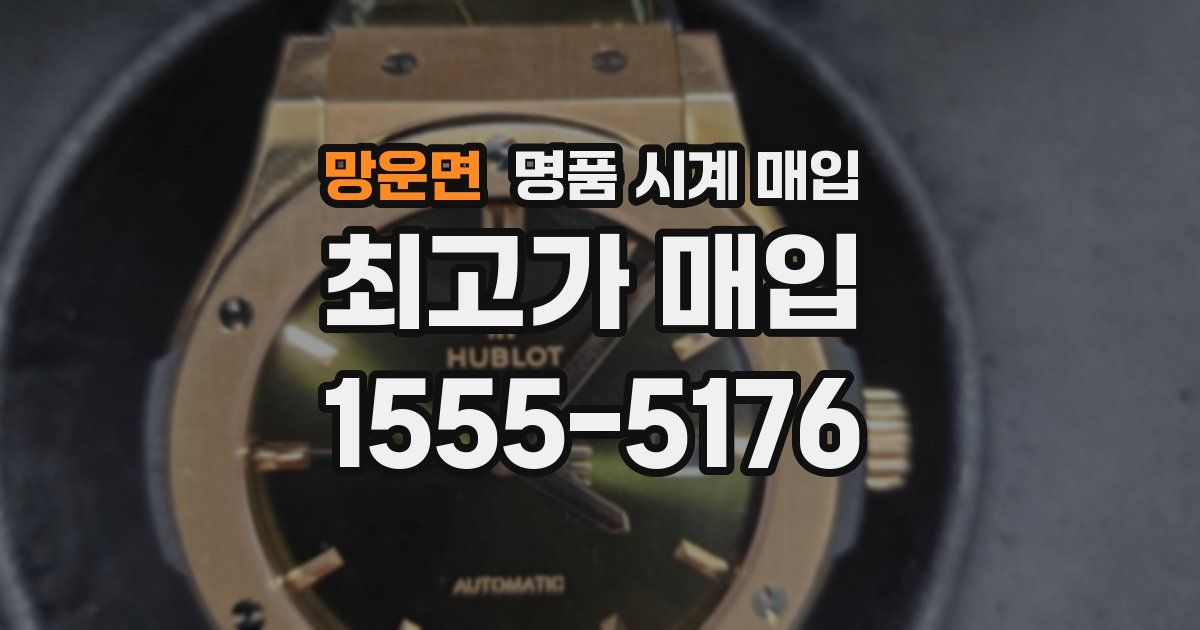 망운면 명품 시계 매입