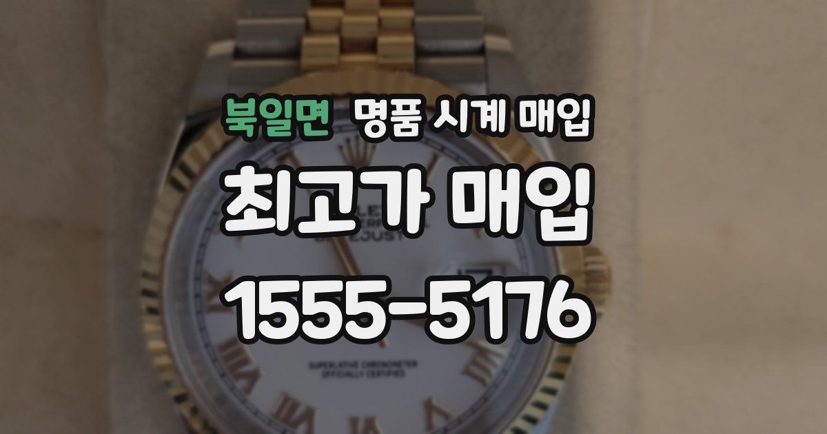 북일면 명품 시계 매입