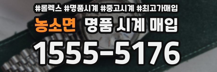 농소면 명품 시계 매입