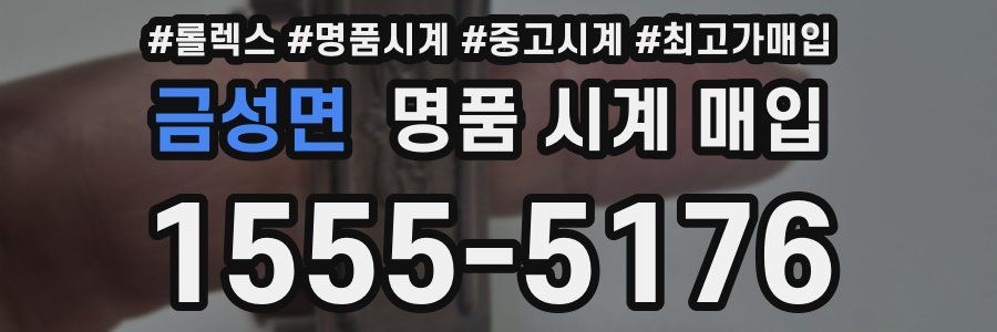 금성면 명품 시계 매입