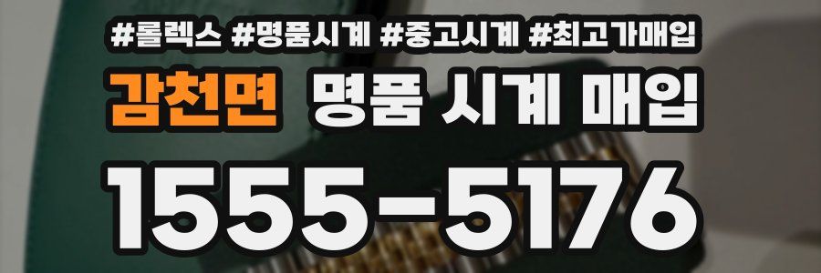 감천면 명품 시계 매입
