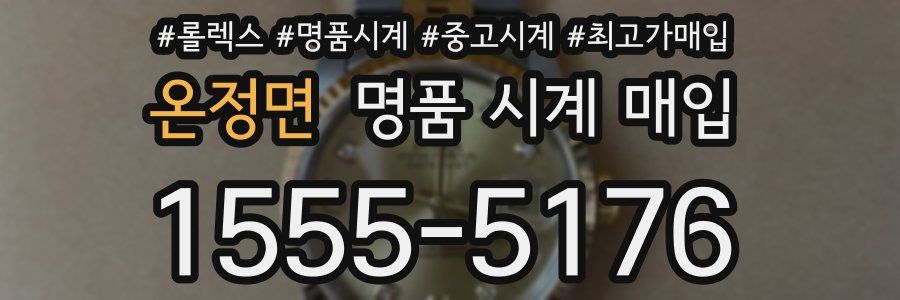 온정면 명품 시계 매입