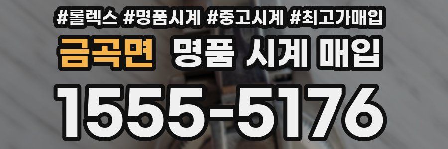 금곡면 명품 시계 매입