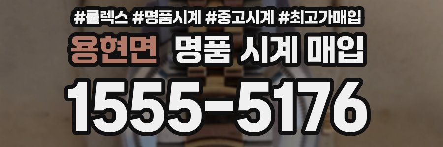 용현면 명품 시계 매입