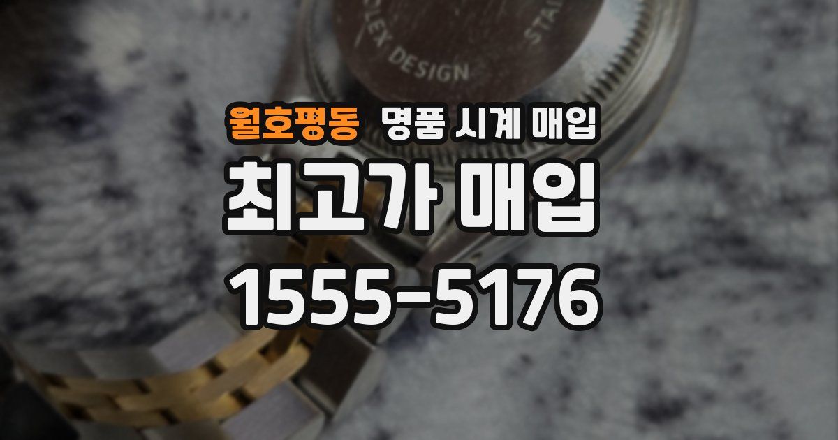 월호평동 명품 시계 매입
