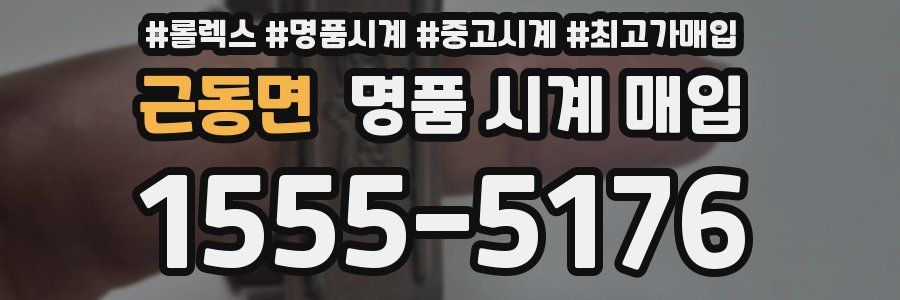 근동면 명품 시계 매입
