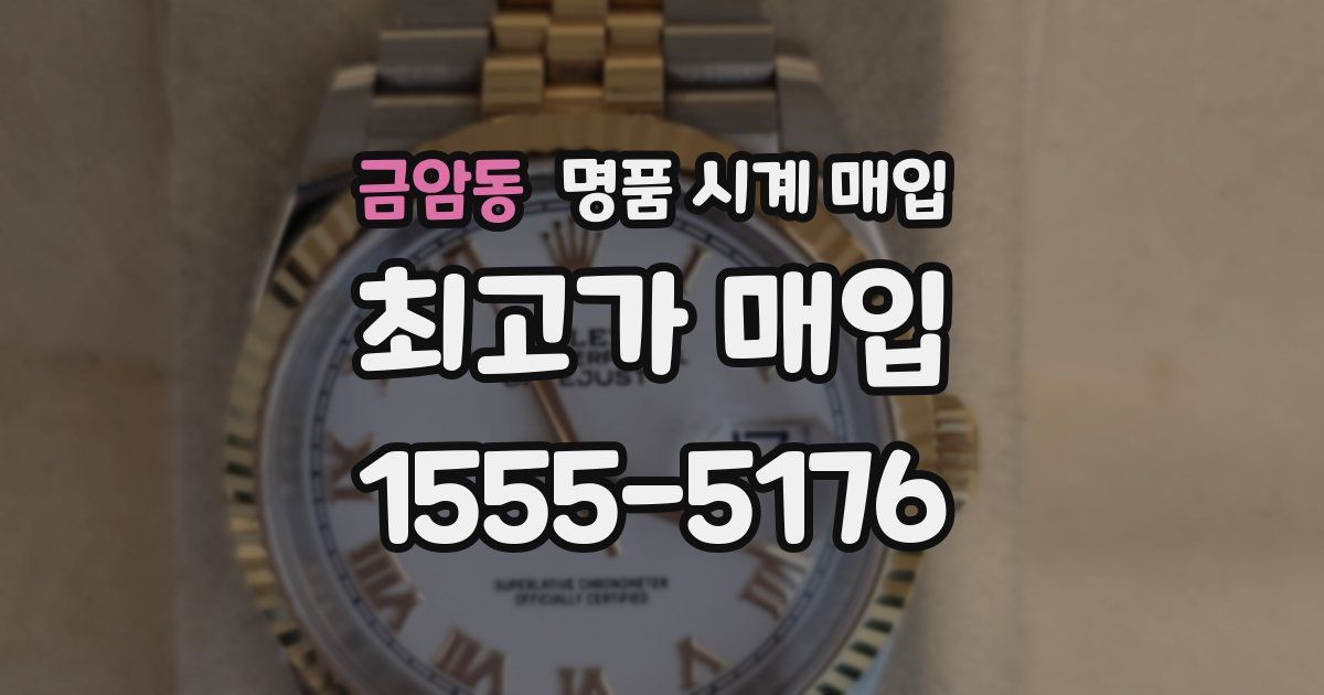 금암동 명품 시계 매입