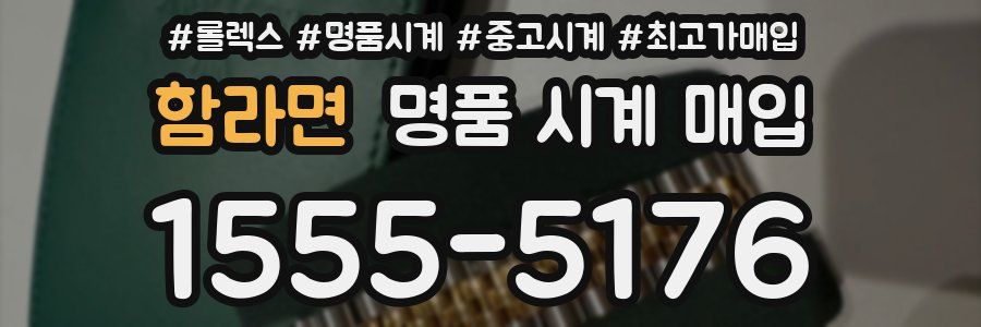 함라면 명품 시계 매입