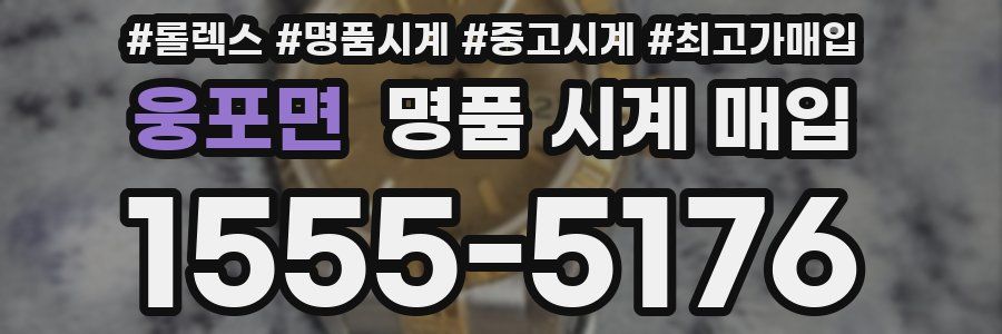 웅포면 명품 시계 매입