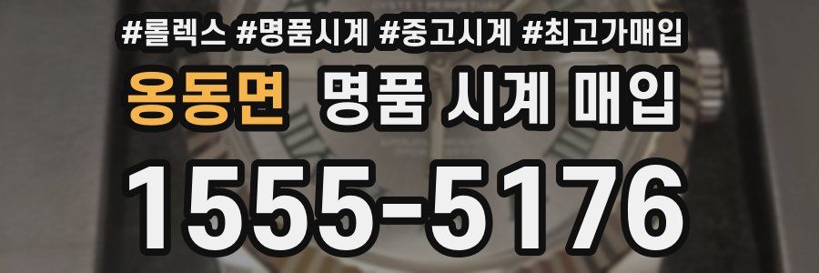 옹동면 명품 시계 매입