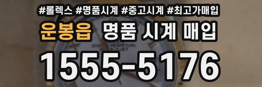 운봉읍 명품 시계 매입