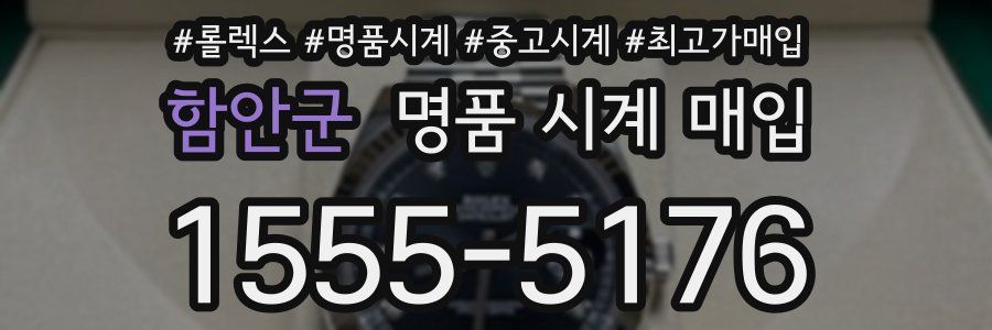 함안군 명품 시계 매입