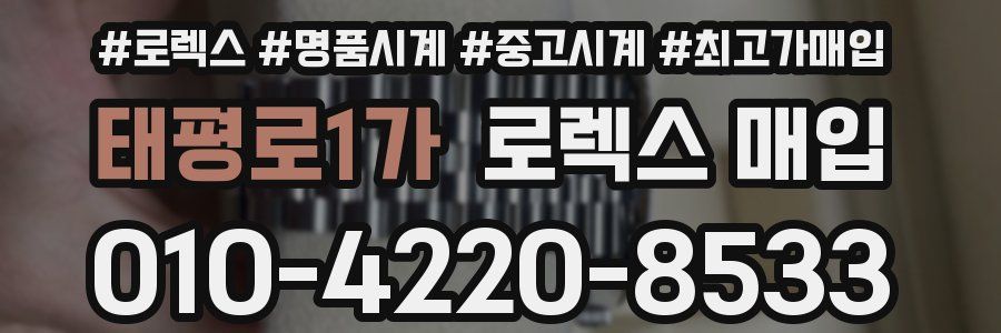 태평로1가 로렉스 매입