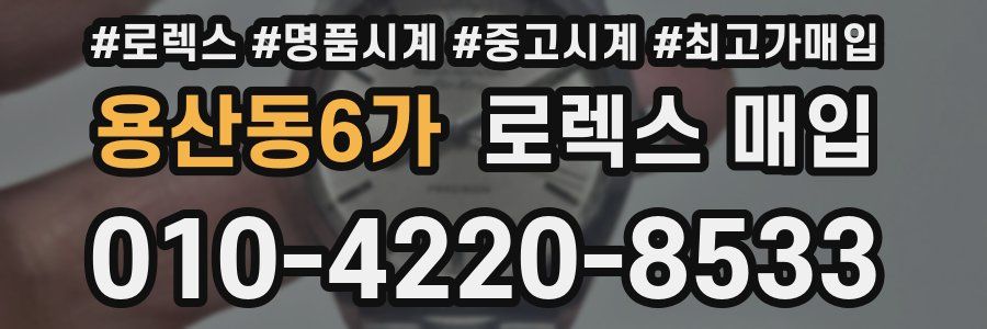 용산동6가 로렉스 매입