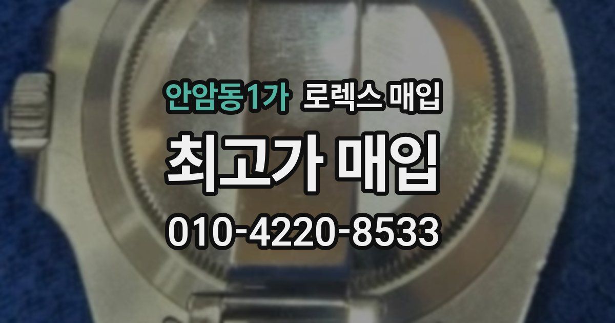 안암동1가 로렉스 매입