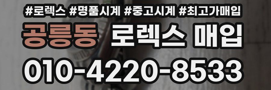 공릉동 로렉스 매입