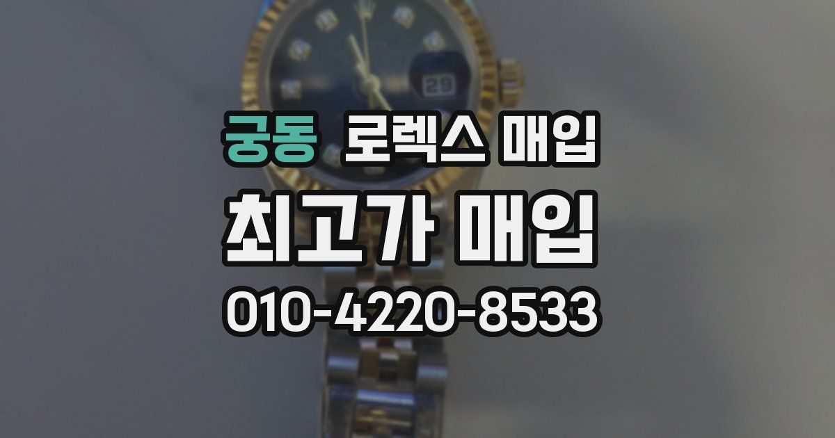 궁동 로렉스 매입