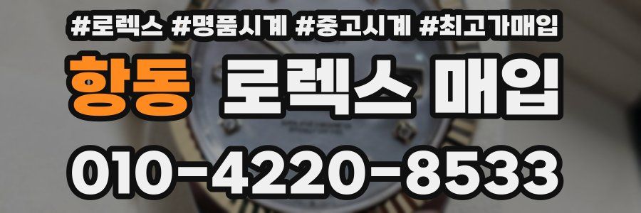 항동 로렉스 매입