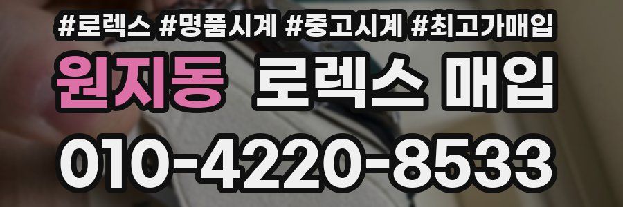 원지동 로렉스 매입