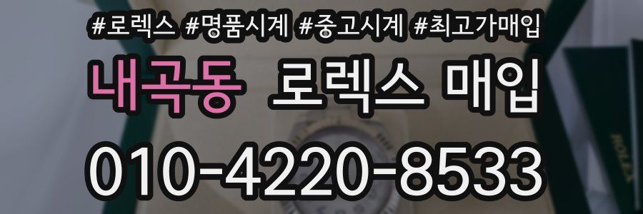 내곡동 로렉스 매입