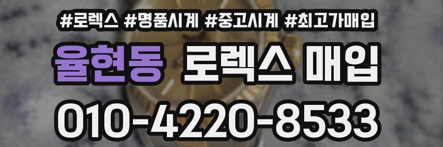 율현동 로렉스 매입