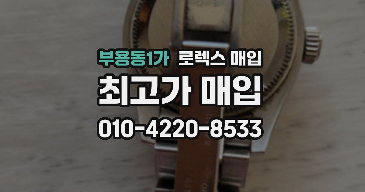 부용동1가 로렉스 매입