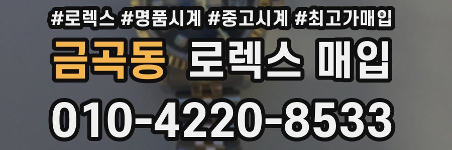 금곡동 로렉스 매입