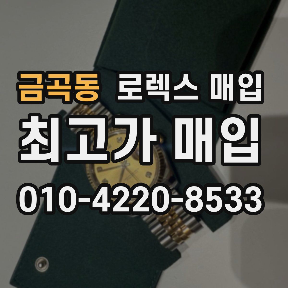 금곡동 로렉스 매입