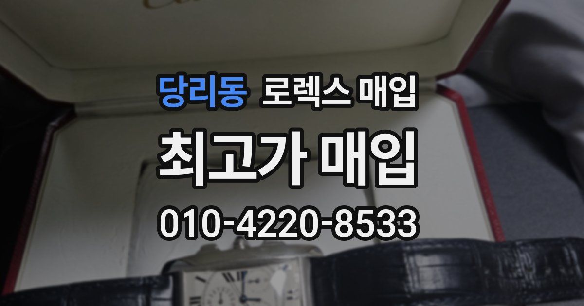 당리동 로렉스 매입