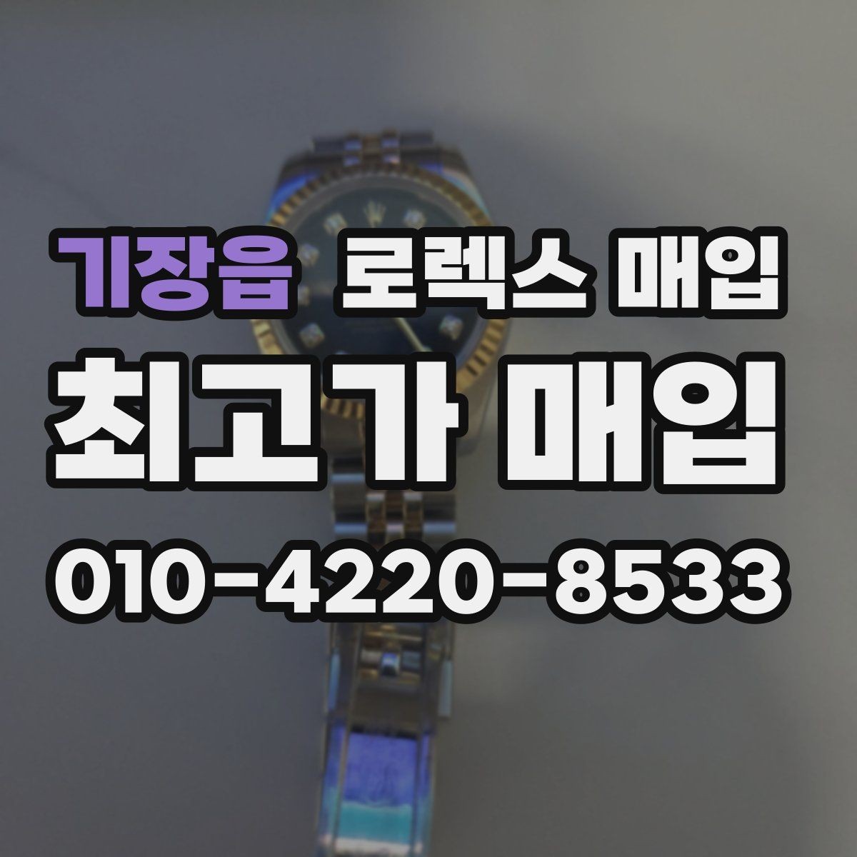 기장읍 로렉스 매입 시세 조회 후 손해 보지 않는 협의 요령