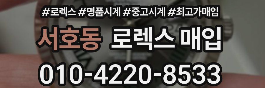 서호동 로렉스 매입