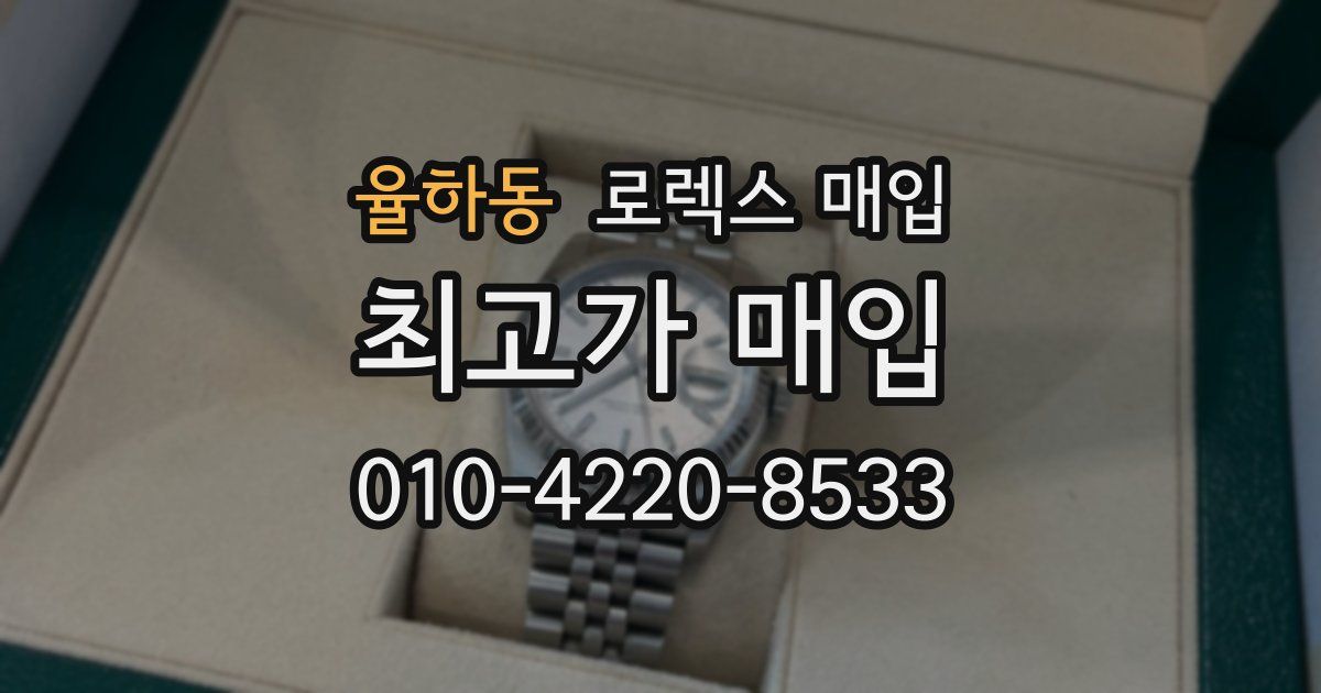 율하동 로렉스 매입