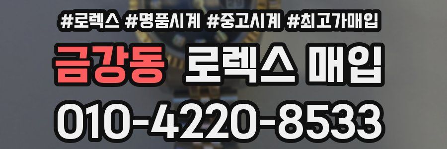 금강동 로렉스 매입