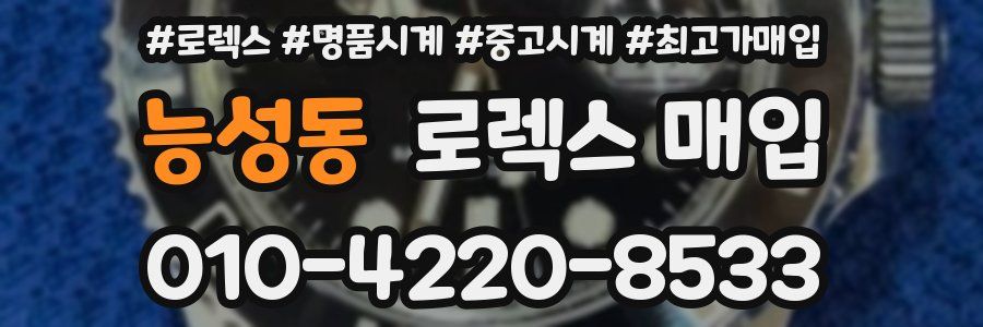 능성동 로렉스 매입