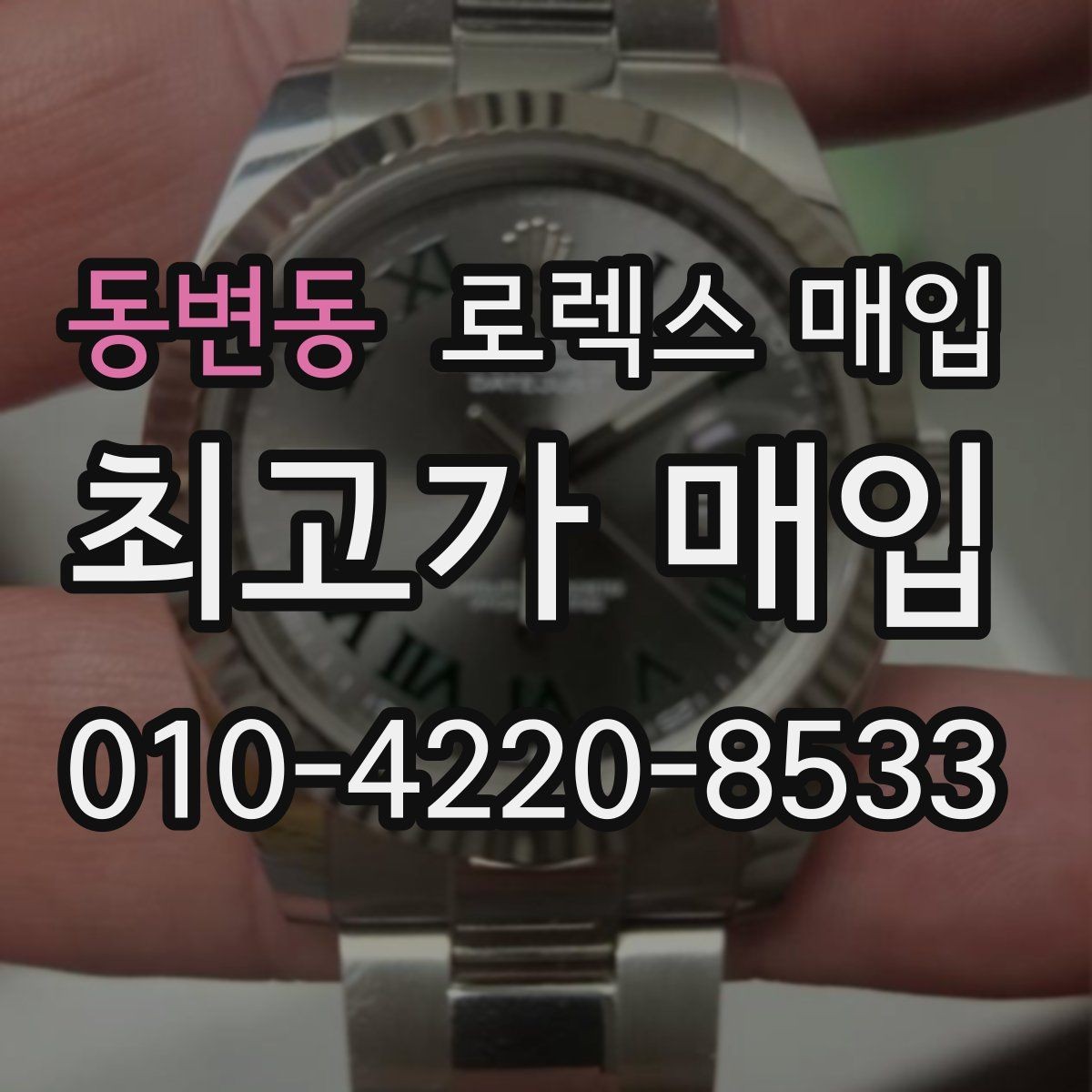 동변동 로렉스 매입 금통 모델은 무엇을 더 꼼꼼히 볼까
