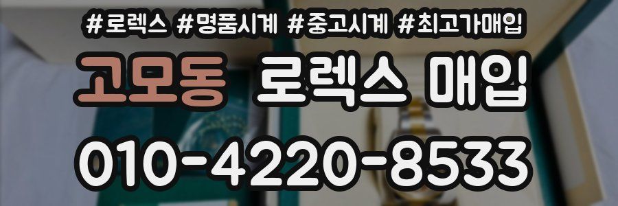 고모동 로렉스 매입